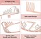 7th Birthday Decorations for Girl with 7th Birthday Sash and Tiara, Numeral 7 Candle and Cake Topper, 7th Birhtday Girls Rose Gold Party Favor Supplies